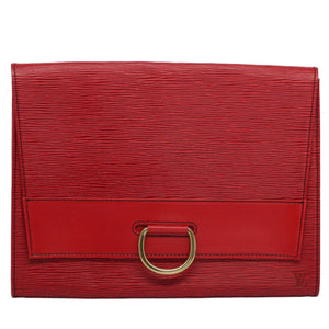 Louis Vuitton Jena  Leather Clutch Bag