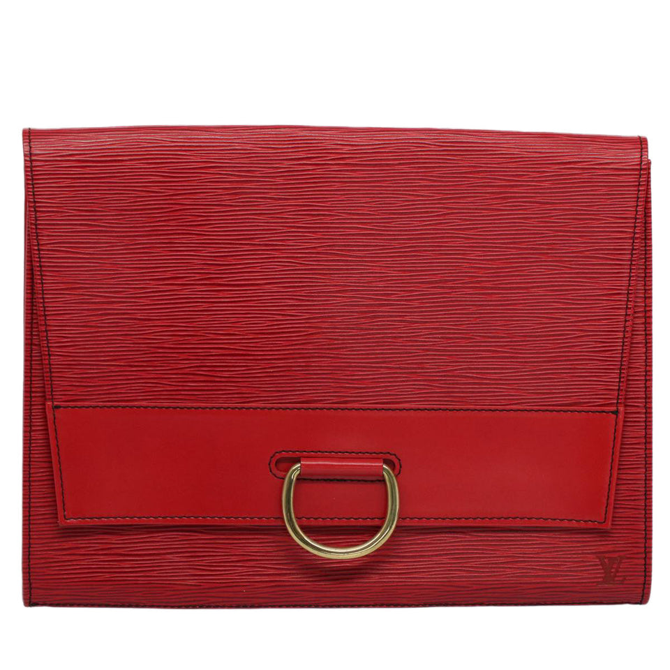 Louis Vuitton Jena  Leather Clutch Bag