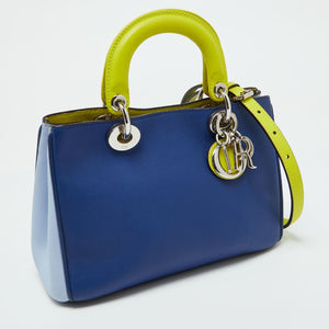 Dior Tri Color Leather Mini Diorissimo Tote