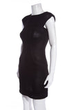 Chanel Black Mesh Perforated Dress SZ 36
