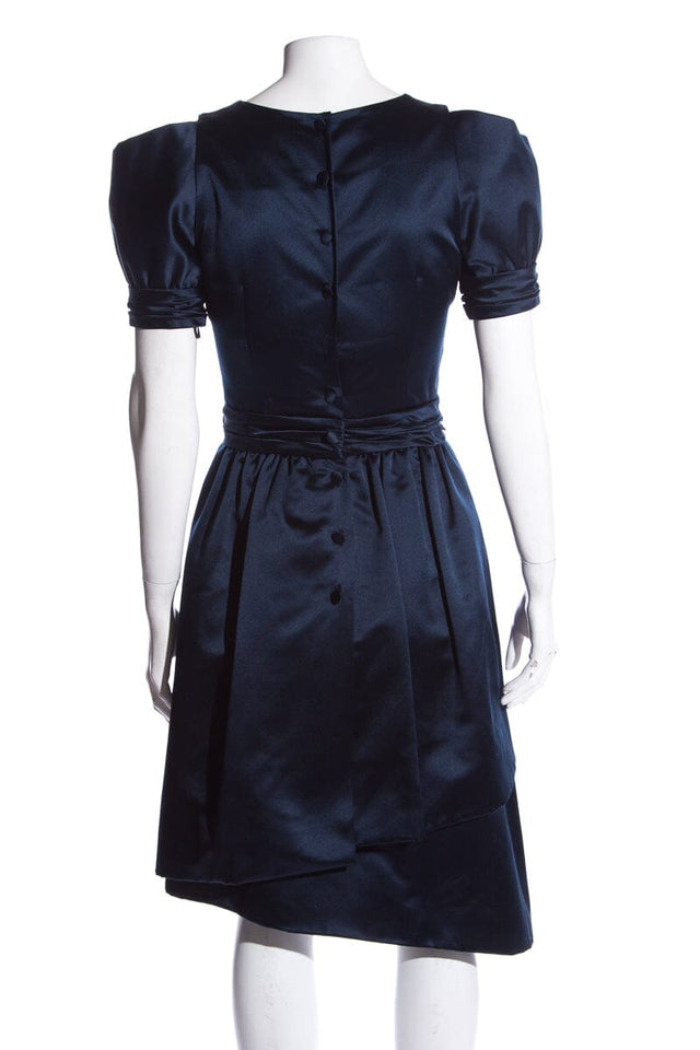 Chanel Navy Dress SZ 36 NWT