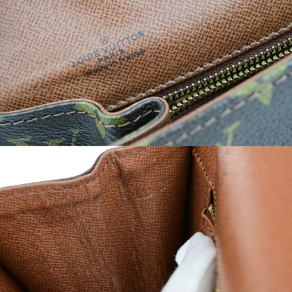 Louis Vuitton Pochette Dame  Canvas Clutch Bag