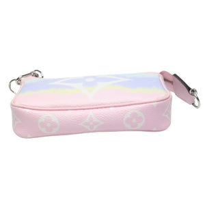 Louis Vuitton Mini Pochette Accessoires  Canvas Clutch Bag