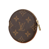 Brown Louis Vuitton Monogram Porte Monnaie Coin Pouch