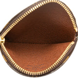 Brown Louis Vuitton Monogram Porte Monnaie Coin Pouch