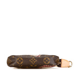 Brown Louis Vuitton Monogram Patch Mini Pochette Accessoires Handbag