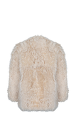 PRADA Coat Shearling Ivory