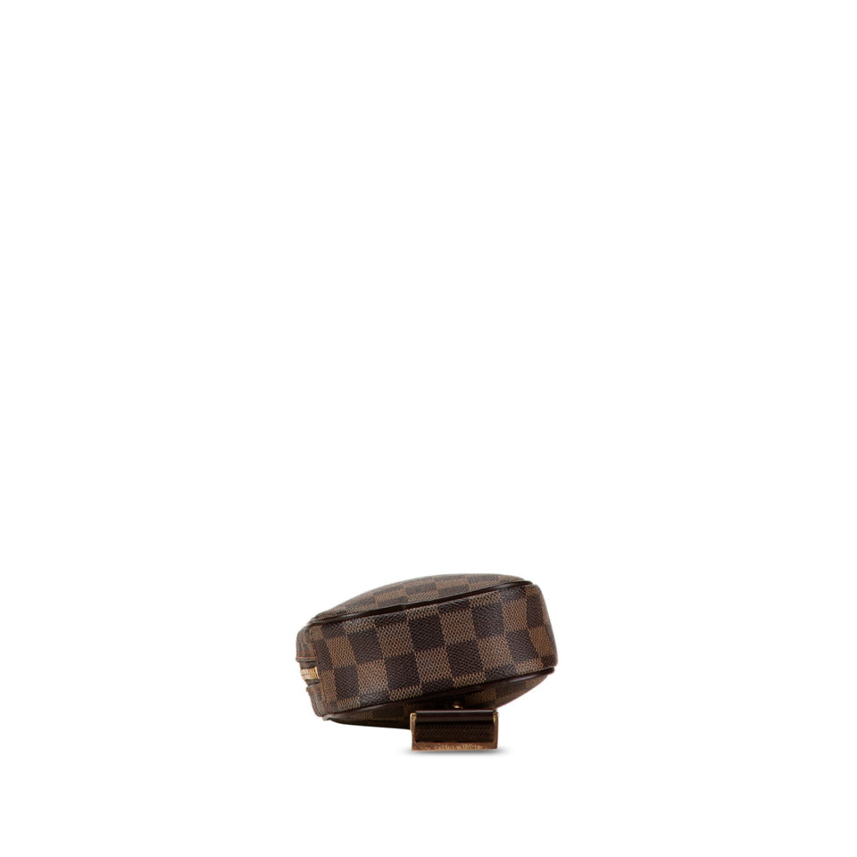 Brown Louis Vuitton Damier Ebene Pochette Gange Crossbody Bag
