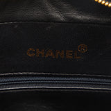 Chanel CC Chain Shoulder Bag Black Caviar Gold