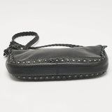 Dior Black Leather Ethnic Clutch Bag