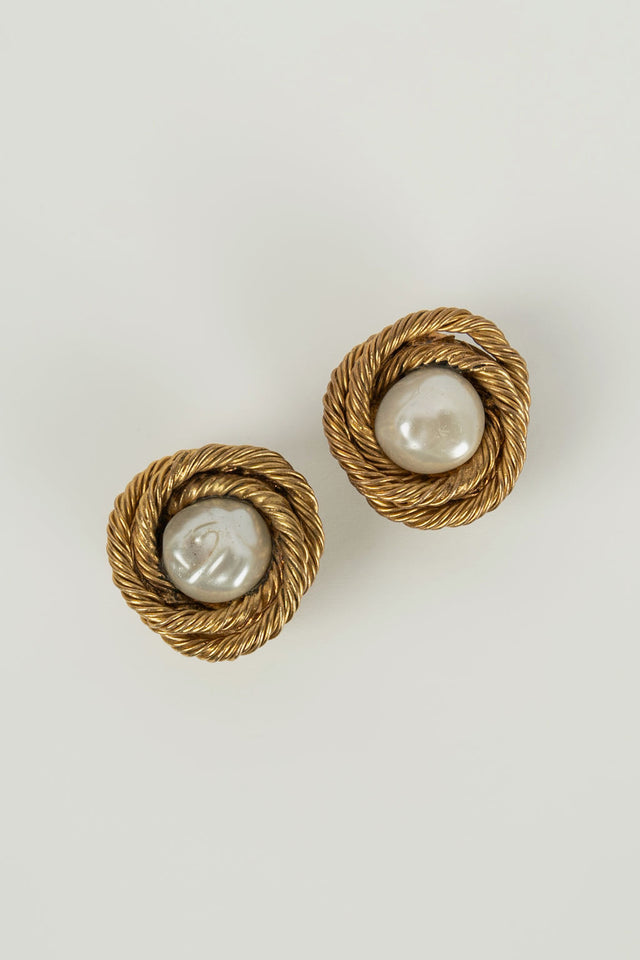 Boucles d'oreilles nid Chanel 1984