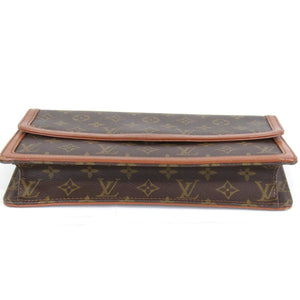 Louis Vuitton Pochette Dame  Canvas Clutch Bag