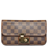 Louis Vuitton Damier Portefolio Ascot Long Wallet N63171 Eve Brown PVC  Louis Vuitton