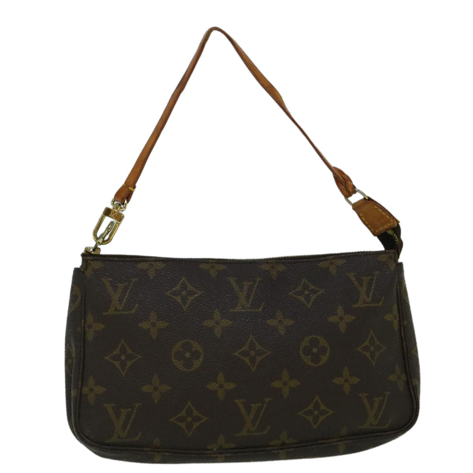 Louis Vuitton Pochette Accessoire  Canvas Clutch Bag