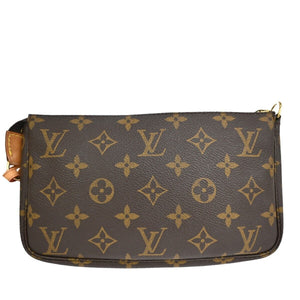 Louis Vuitton Pochette Accessoires  Canvas Clutch Bag