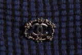 Chanel Navy & Black Lace Top SZ 42