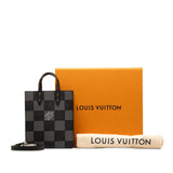 Louis Vuitton Damier Sack XS Handbag Shoulder Bag 2WAY N60479 Noir Black Leather Men LOUIS VUITTON