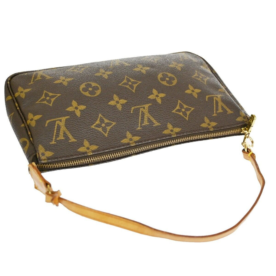 Louis Vuitton Pochette Accessoires  Canvas Clutch Bag