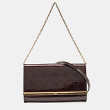 Amarante Monogram Vernis Ana Clutch Bag