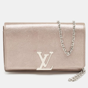 Louis Vuitton  Iridescent Leather Chain Louise Clutch