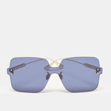 Dior Blue/gold Diorcolorquake1Rimless Shield Sunglasses