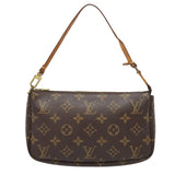 Louis Vuitton Pochette Accessoire  Canvas Clutch Bag