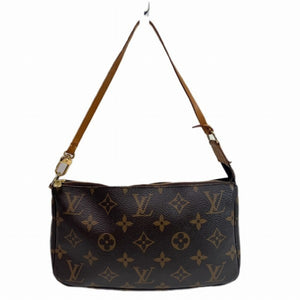 Louis Vuitton Pochette Accessoire  Canvas Clutch Bag