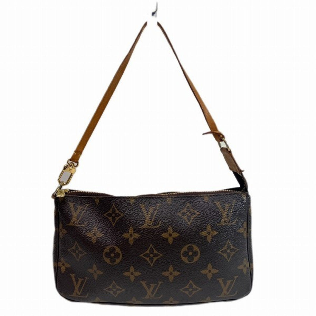 Louis Vuitton Pochette Accessoire  Canvas Clutch Bag