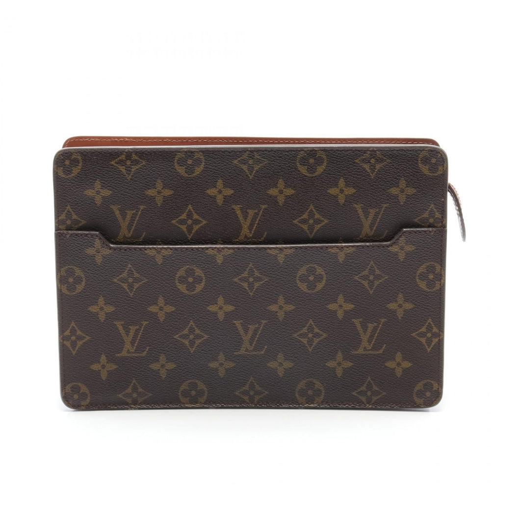 Louis Vuitton Monogram Pochette Homme Canvas Clutch Bag