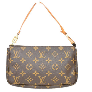 Louis Vuitton Pochette Accessoires  Canvas Clutch Bag