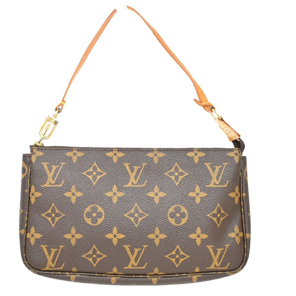 Louis Vuitton Pochette Accessoires  Canvas Clutch Bag