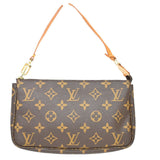 Louis Vuitton Pochette Accessoires  Canvas Clutch Bag