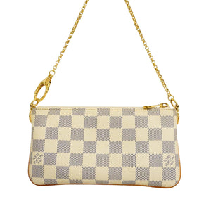 Louis Vuitton Pochette Accessoire  Canvas Clutch Bag
