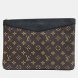 Brown Monogram Canvas Daily Clutch