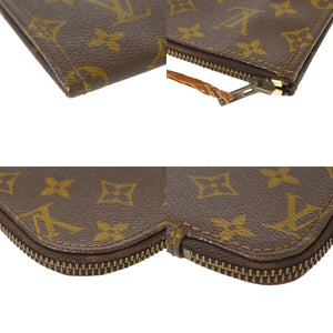 Louis Vuitton Poche Document  Canvas Clutch Bag