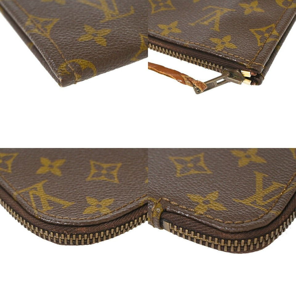 Louis Vuitton Poche Document  Canvas Clutch Bag