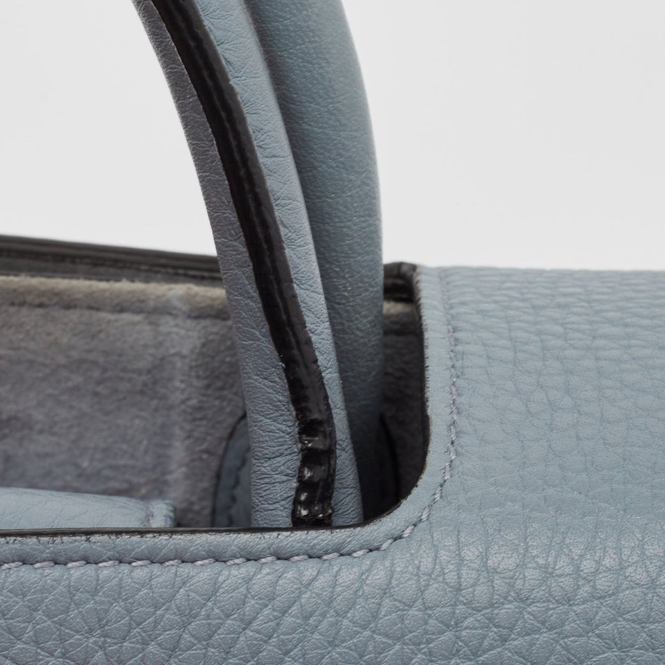 Dior Blue Leather Mini Diorever Tote