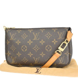 Louis Vuitton Pochette Accessoires  Canvas Clutch Bag