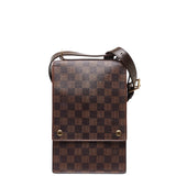 Louis Vuitton Damier Porte Blanc Shoulder Bag N45271 Brown PVC Leather  Louis Vuitton