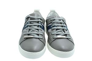 Dior Low Top Sneakers in Grey Leather