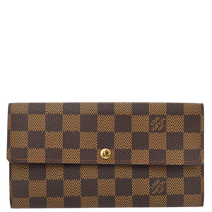 Louis Vuitton Damier Portefeuille Sarah Purse Wallet N61734