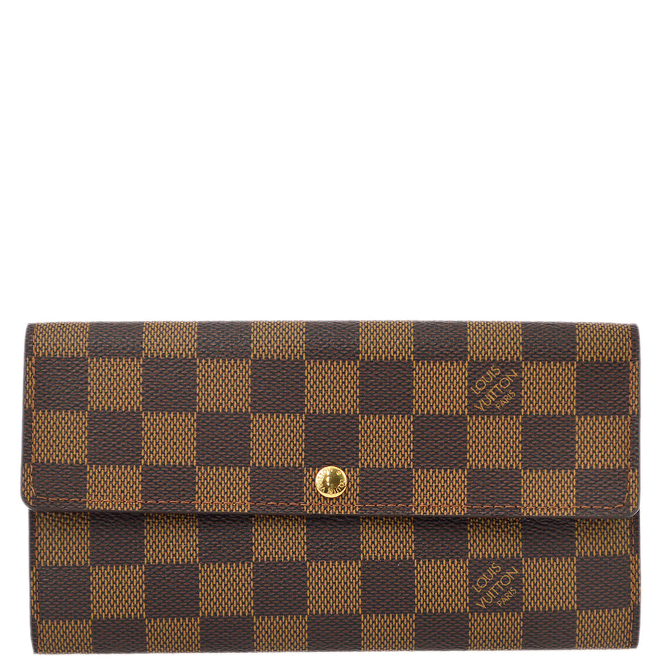 Louis Vuitton Damier Portefeuille Sarah Purse Wallet N61734