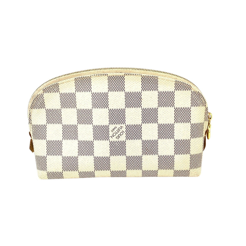 Louis Vuitton Cosmetic Pouch  Canvas Clutch Bag