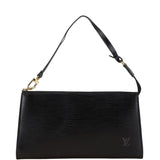 Louis Vuitton Pochette Accessoire  Leather Clutch Bag