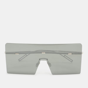 Dior Silver/black Mirrored 0100T Hardior Square Shield Sunglasses