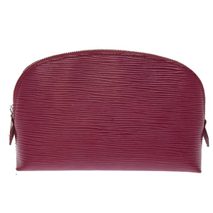 Louis Vuitton Cosmetic Pouch  Leather Clutch Bag