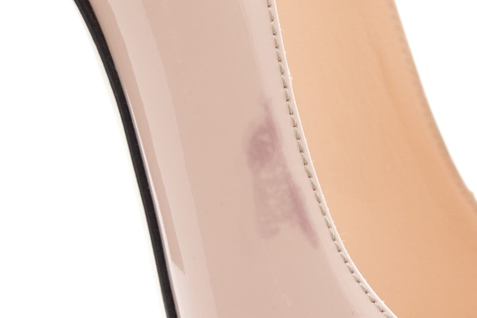 Prada Pink & Black Patent Heels SZ 37