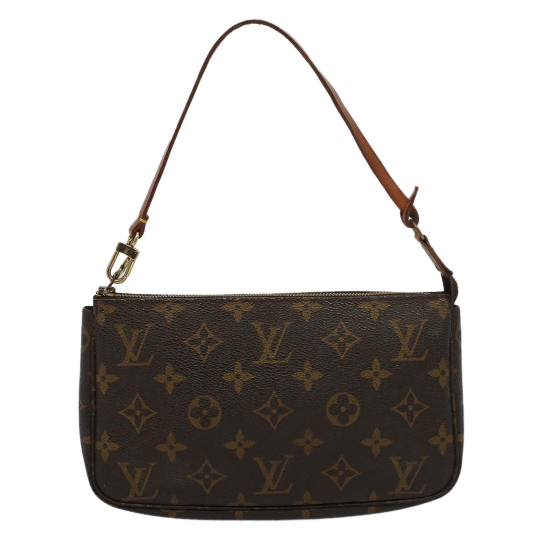 Louis Vuitton Pochette Accessoire  Canvas Clutch Bag