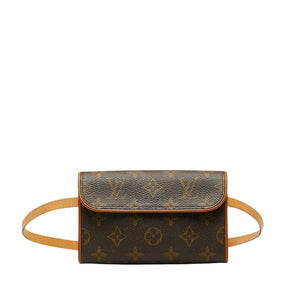 Louis Vuitton Pochette Florentine  Canvas Clutch Bag