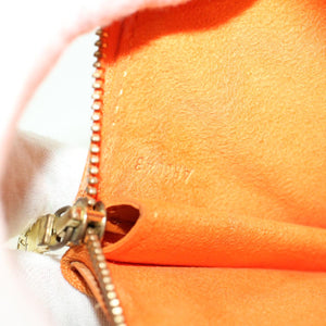 Louis Vuitton Pochette Accessoire  Leather Clutch Bag